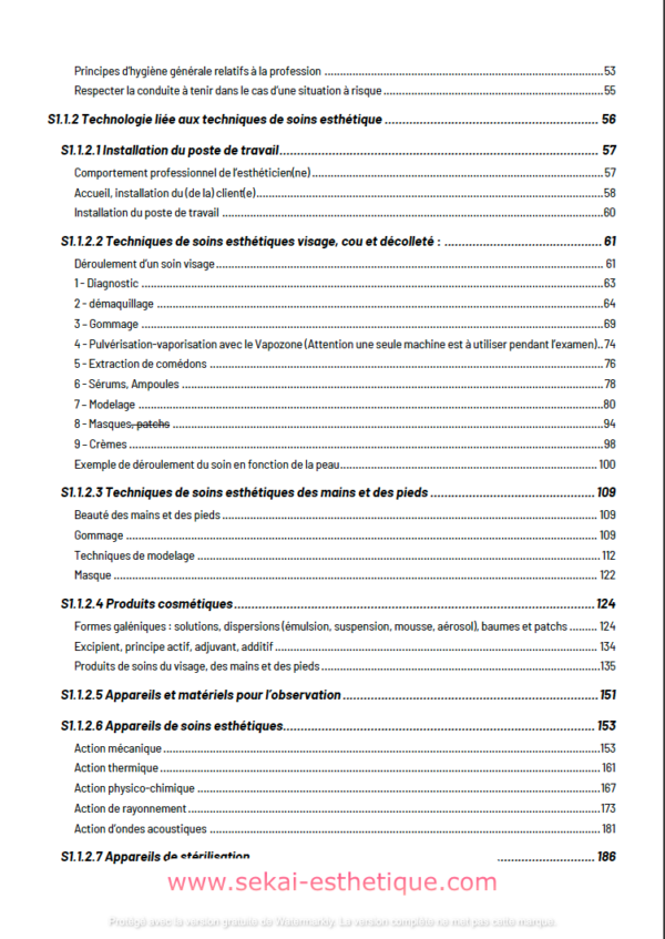PÔLE 1 / EP1 : Techniques esthétiques du visage, des mains et des pieds - version numérique – Image 5