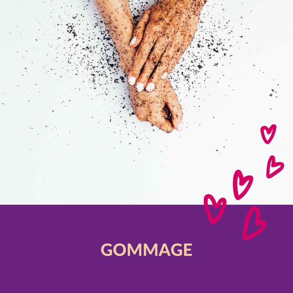 gommage des mains