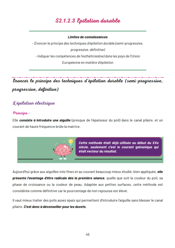 PÔLE 2 / EP2 : Techniques Esthétiques liée aux phanères - version papier – Image 7